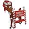36" LED Rudolph Reindeer Crossing Outdoor Christmas Sign Decoration